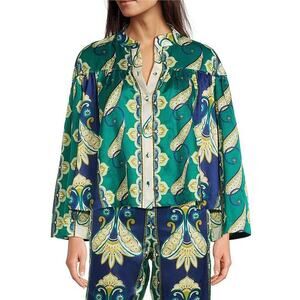 Tyler Boe Maeve Cabana Silk Cotton Set XL